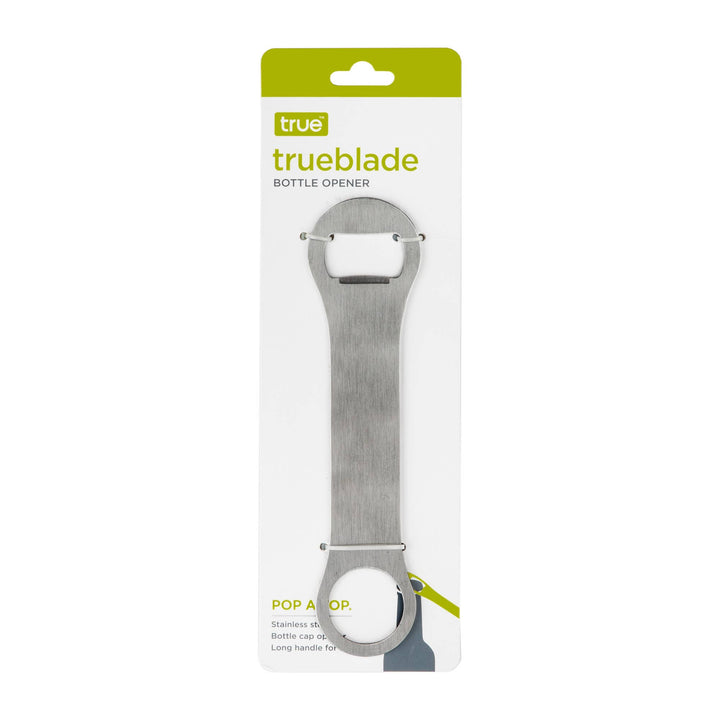 TrueBlade Stainless Steel Bottle Opener Silver or Black