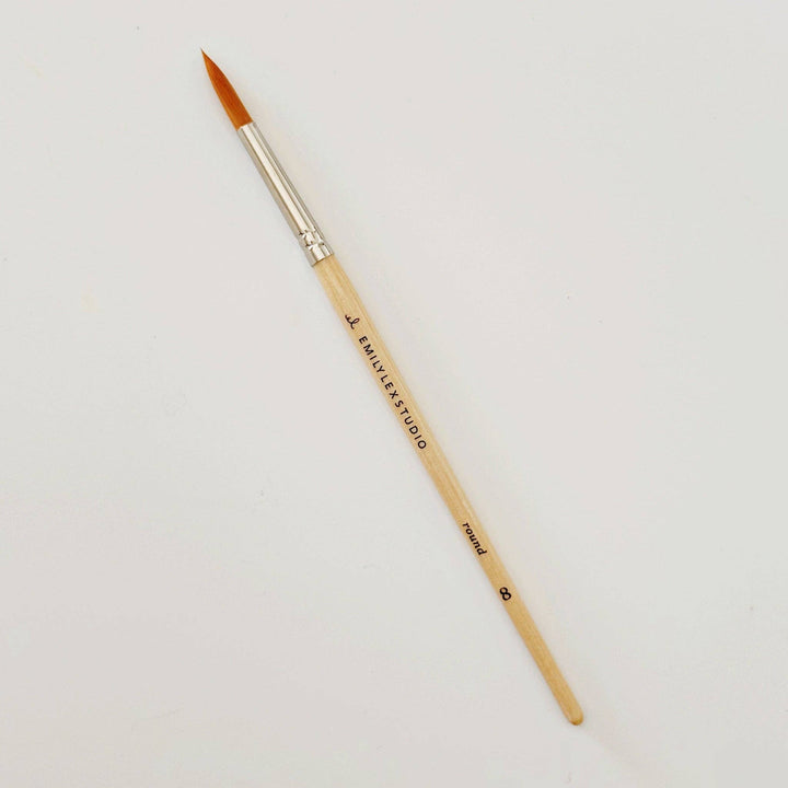 Watercolor Wood Paint Brushes Set of 5