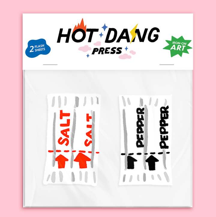 Salt n Pepper Buddies Iron-On