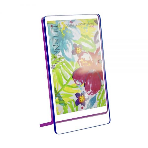 Colorful Magnet Frame 5"x7": White