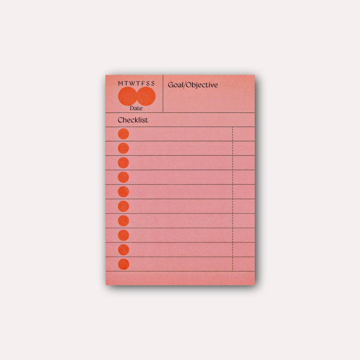 Hinoki Habit Checklist Sticky Notes