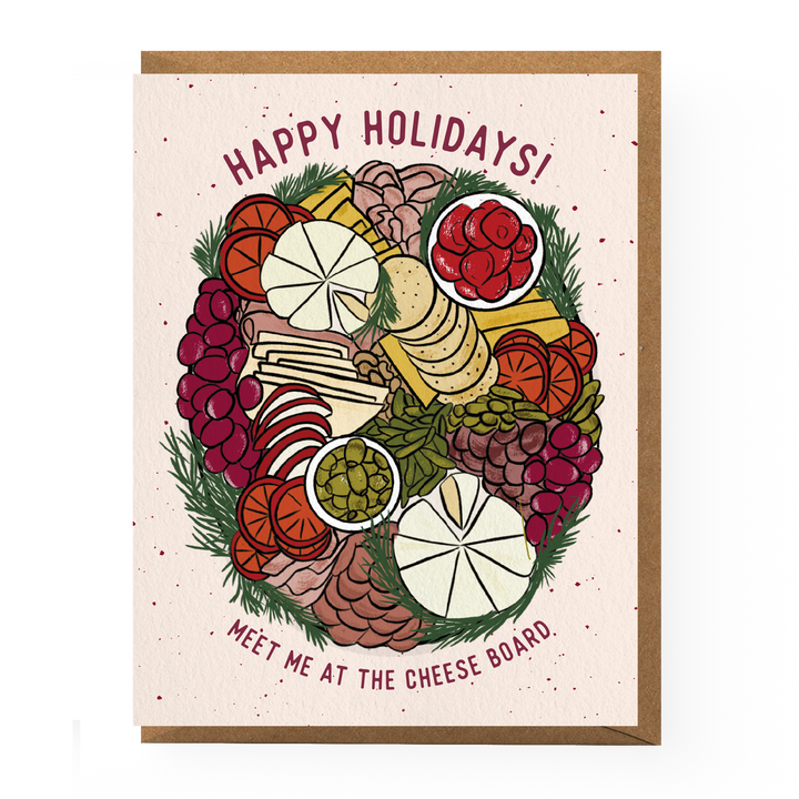 Charcuterie Board Holiday Card: Single card