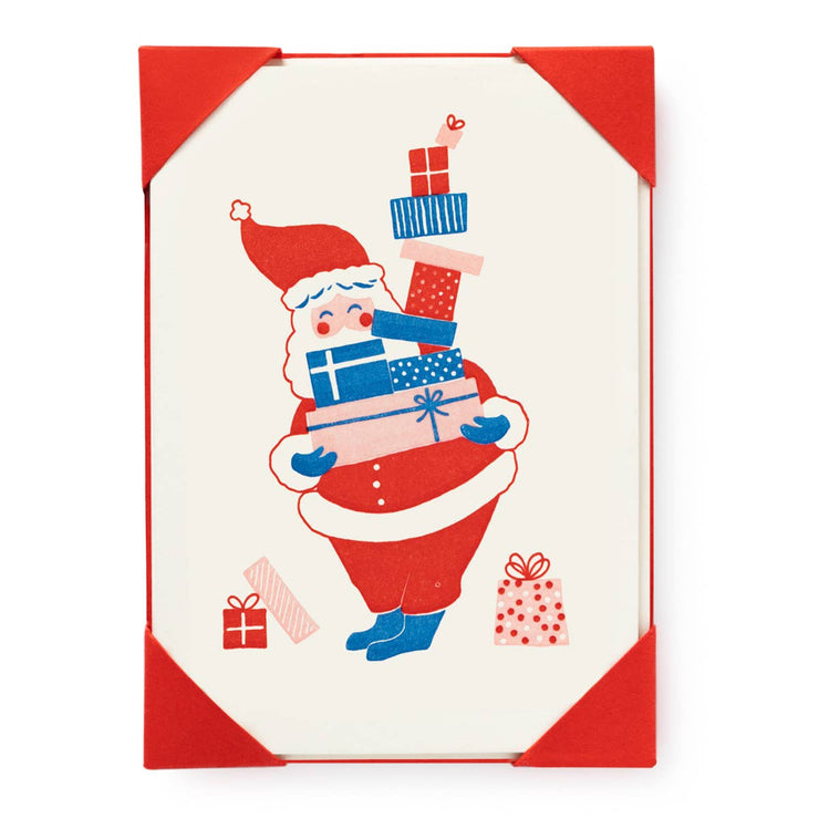 Father Christmas | Christmas Notelet Cards (5-Pack) 🎄