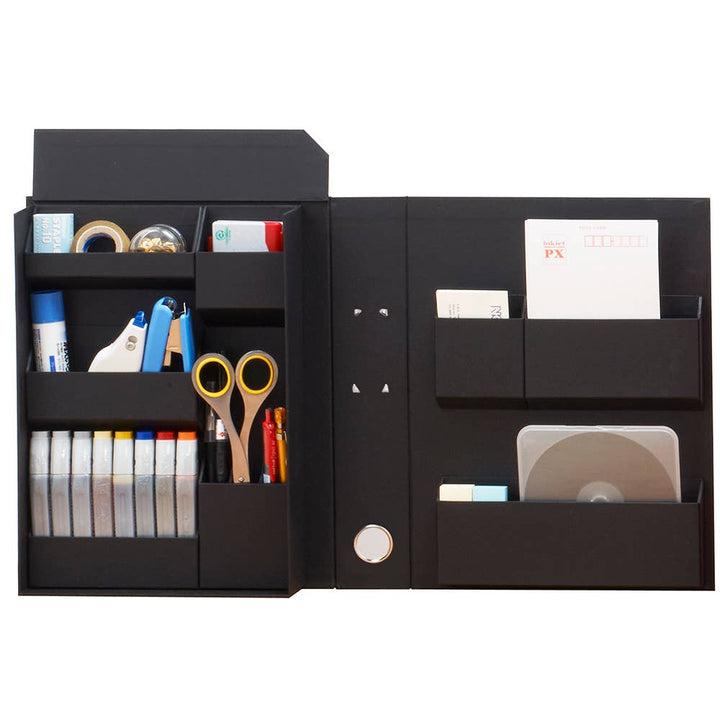 Lifestyle Paper Organizer Tool File A4  for Clean your desk: Navy