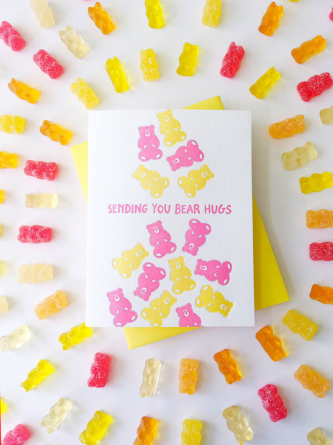 Sending You Bear Hugs - Greeting Card, love, friendship