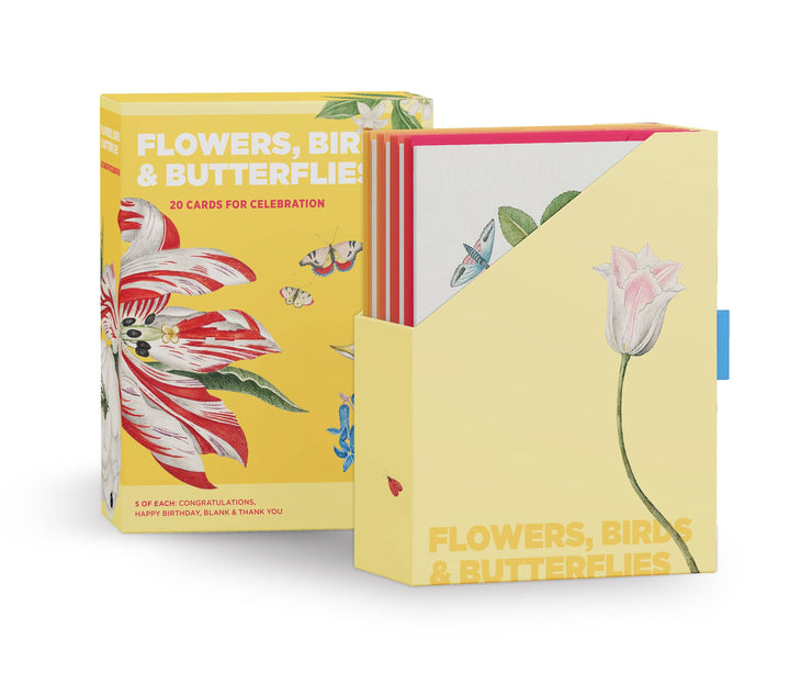Flowers, Birds & Butterflies Celebrations Boxed Notecards