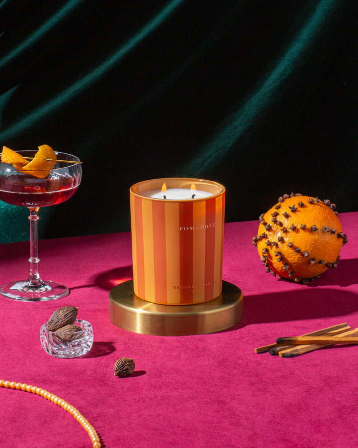 Pomander Holiday Candle