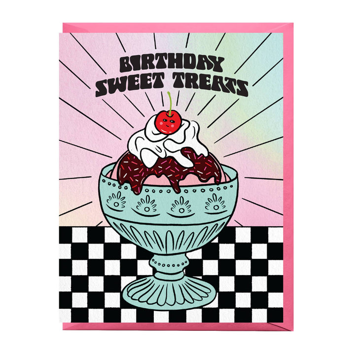 Ice Cream Sundae Birthday Card