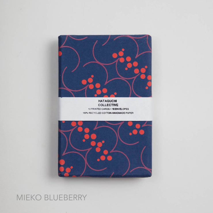 Greeting Card Set in Box: MIEKO FLOWER ORANGE