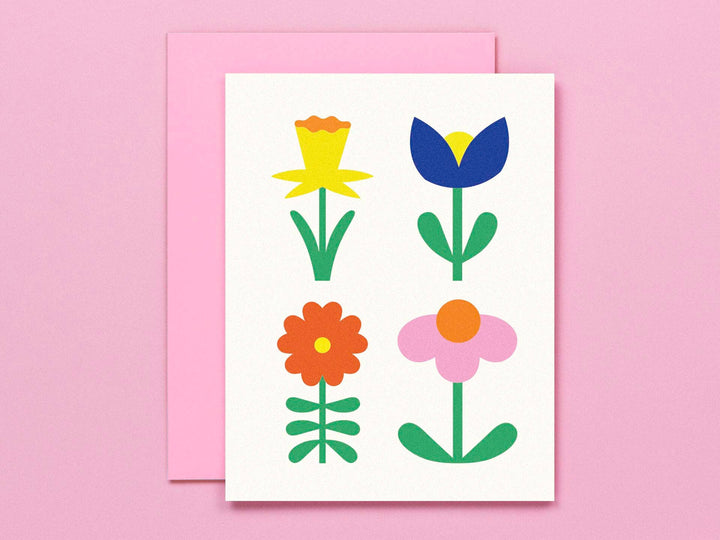 Gang of Fleurs No. 1 Blank Card
