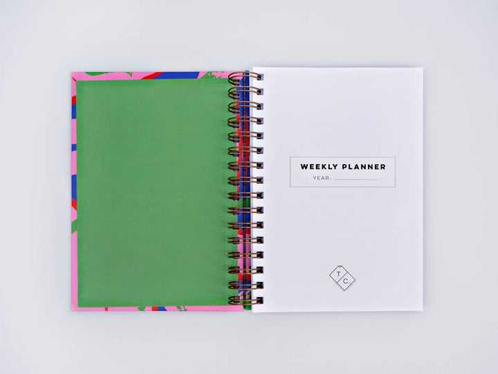 Capri Hard Cover Undated Weekly Planner