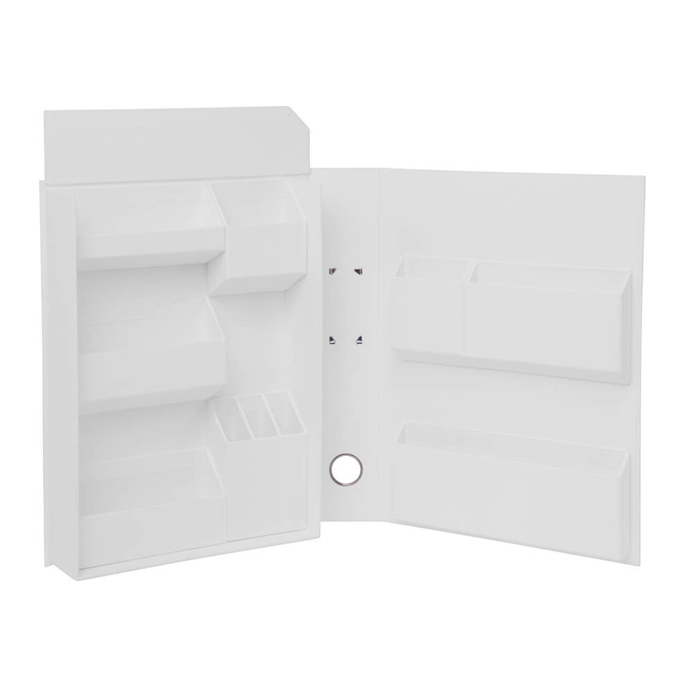 Lifestyle Paper Organizer Tool File A4  for Clean your desk: Navy