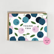 Thank You Blueberries - Mini Boxed Set of 6 Cards