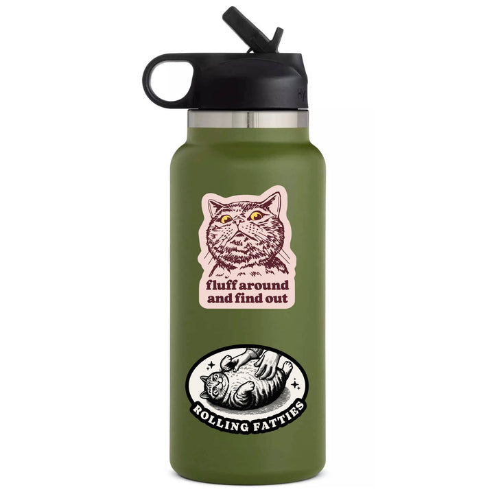 Funny Kitty Cat Swear Humor High Quality Vinyl Sticker