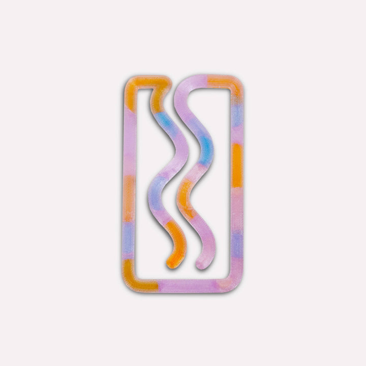 Miami Translucent 3D Printed Bookmark NEW: Multicolour