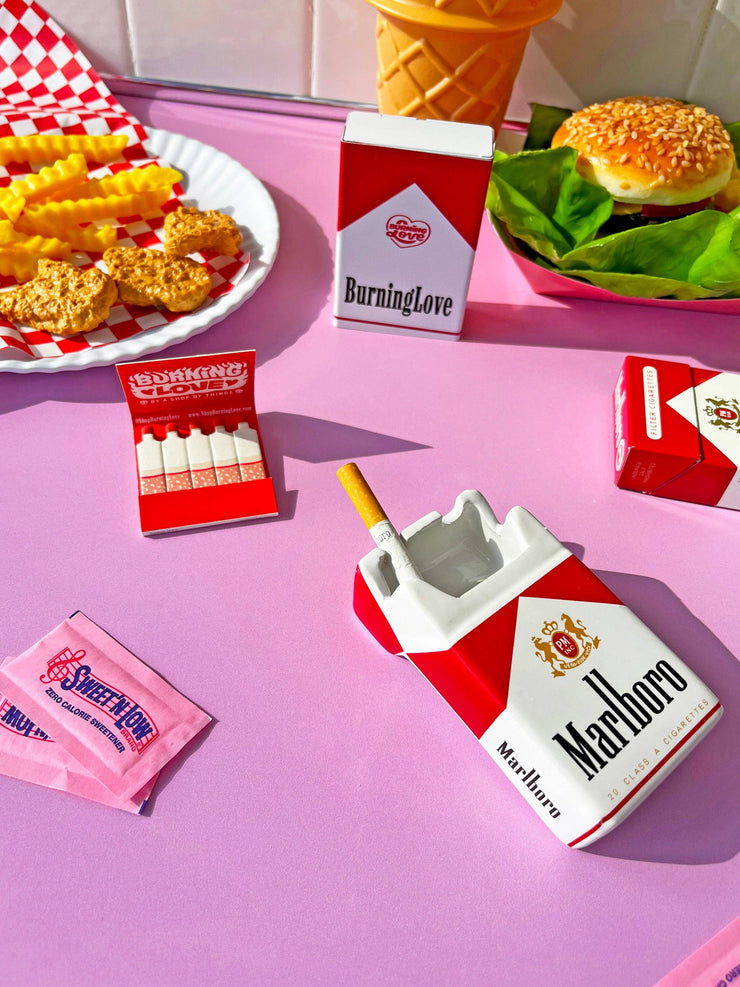 Cigarette Matchbook "Burning Love"