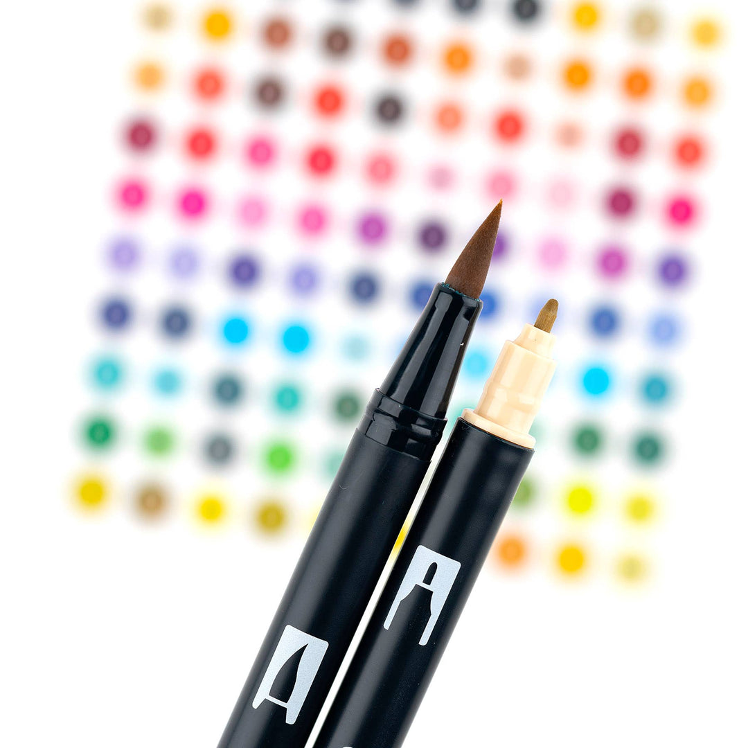 Dual Brush Pen Art Markers, Portrait, 6-Pack