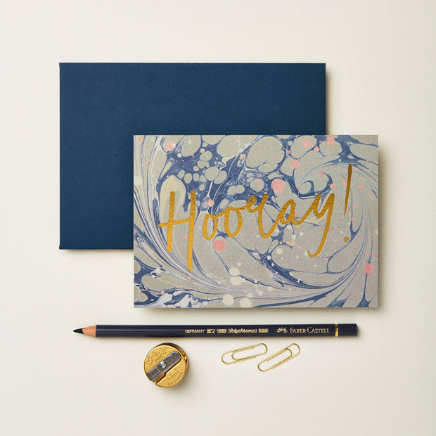 Blue Marble 'Hooray!' Card