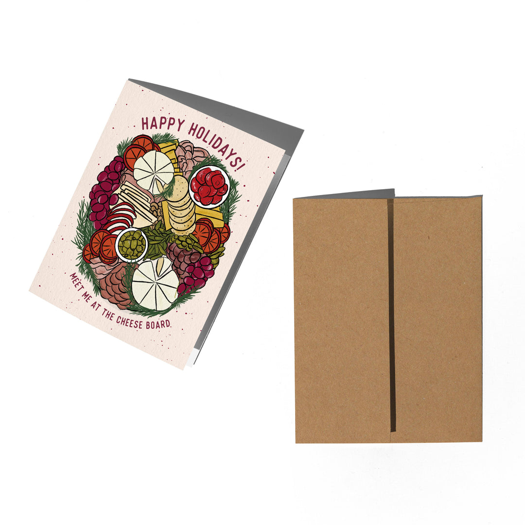 Charcuterie Board Holiday Card: Single card