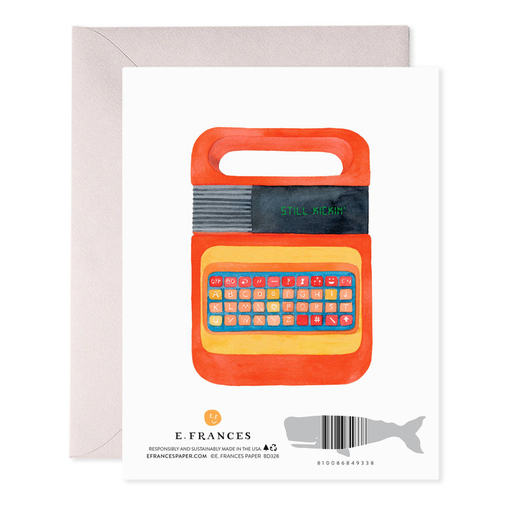 Old But Awesome Birthday Greeting Card