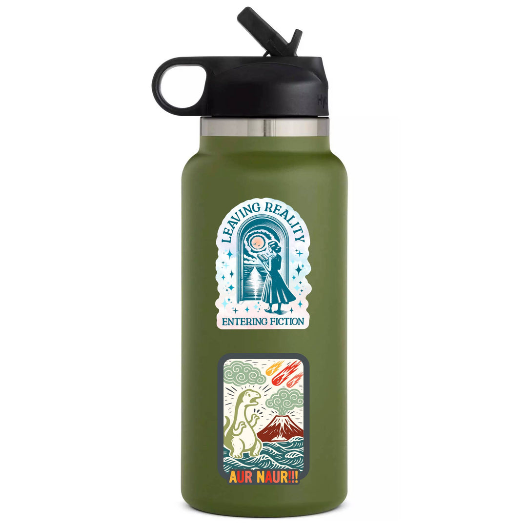 Aur Naur Dinosaur Funny Ironic High Quality Vinyl Sticker