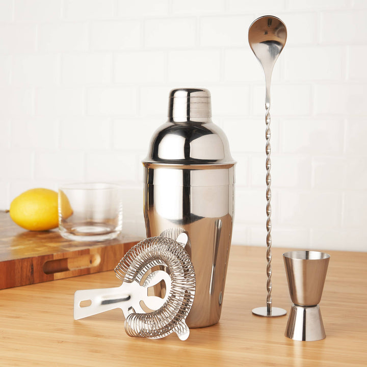 Stainless Steel Barware Set of 4