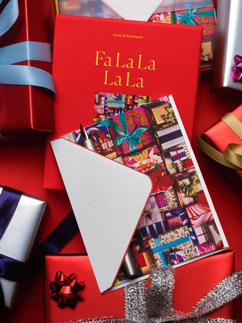Fa La La La La Stationery Set of 8