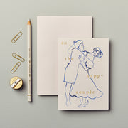 Figures 'To the Happy Couple' Card