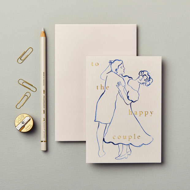 Figures 'To the Happy Couple' Card