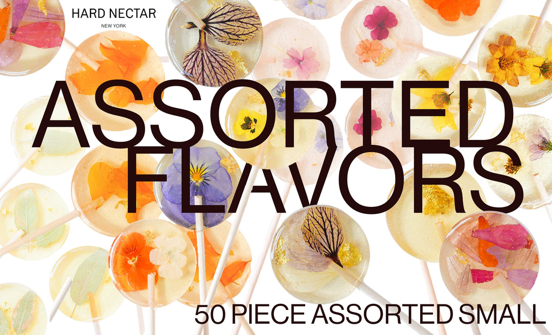 Hard Nectar Edible Flower Lollipops
