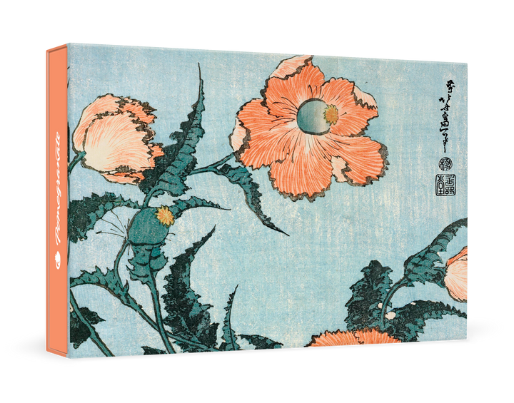 Hokusai: Poppies Small Boxed Cards