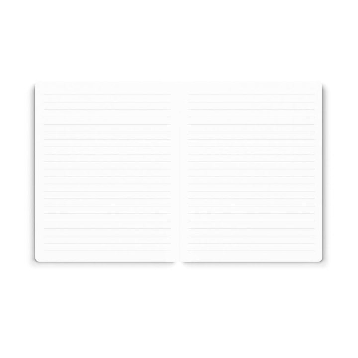 Blue Green Stripe Kaleido Large Format Notebook (11749)