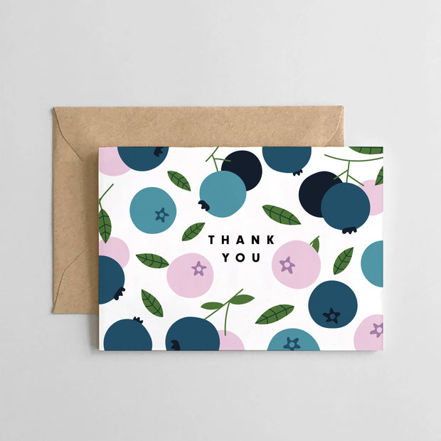 Thank You Blueberries - Mini Boxed Set of 6 Cards