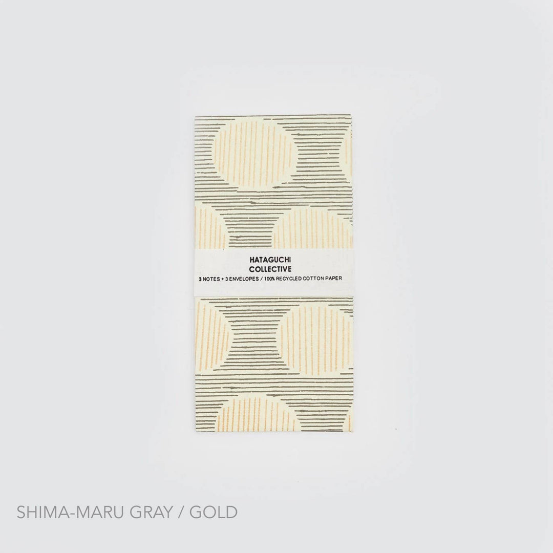 Large Envelope with Notecard Set: SHIMA-MARU RED x BLUE