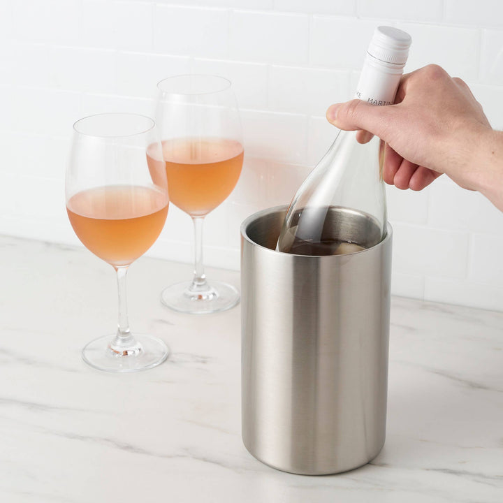 Palisade Double Wall Polished Stainless Steel Wine Chiller