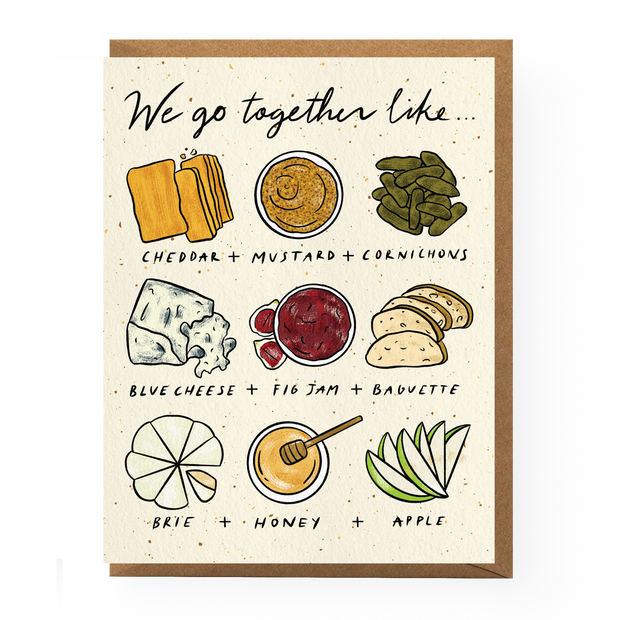 We Go Together Charcuterie Love Card
