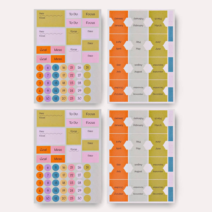 Organiser Sticker Set