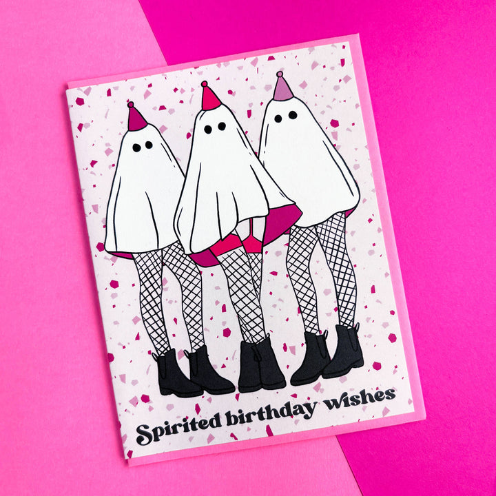 Ghost Birthday Card