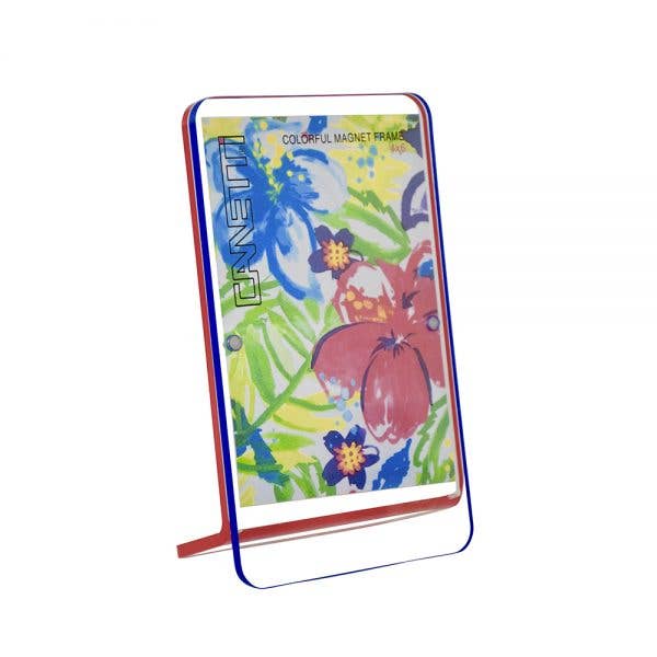 Colorful Magnet Frame 5"x7": White