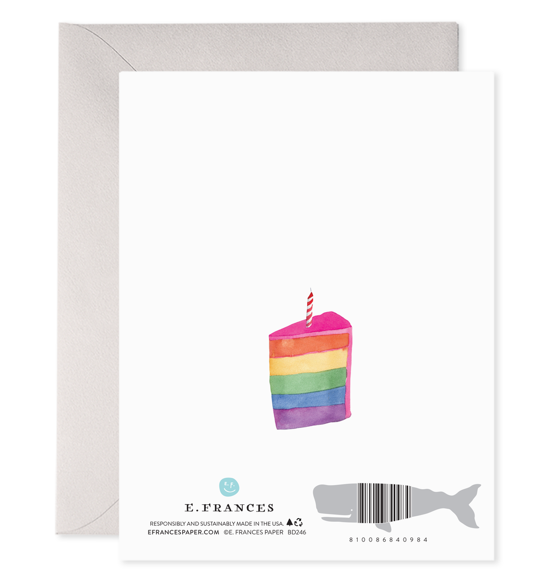 Big Cake Birthday Greeting Card