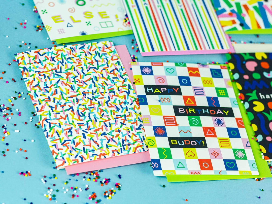 Loaded Sprinkles Blank Pattern Card