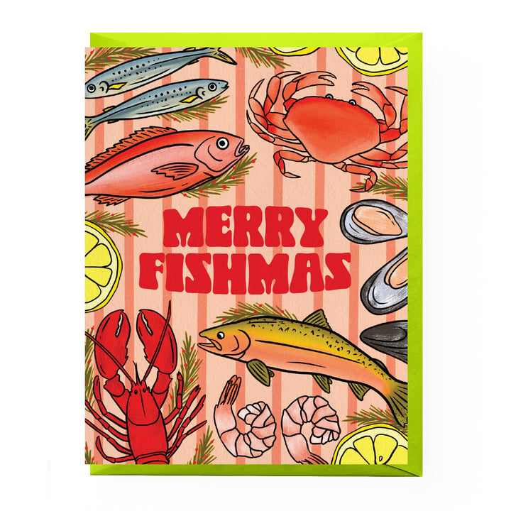 Feast of Seven Fishes Holiday Card: Single card