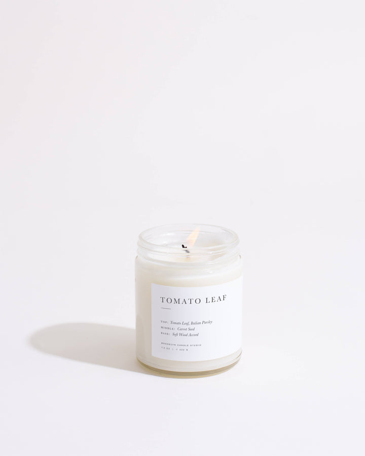 Tomato Leaf Jar Candle