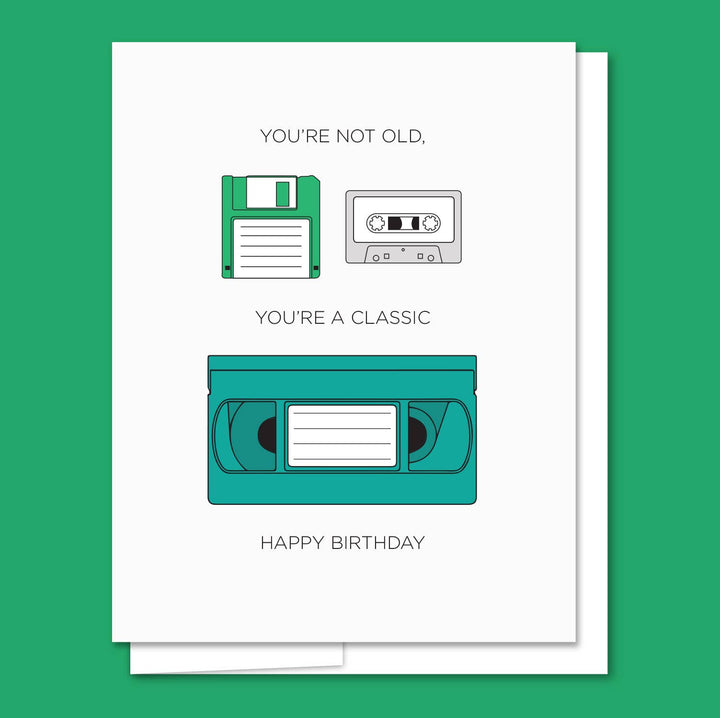 Classic Birthday - Letterpress Funny Birthday Card
