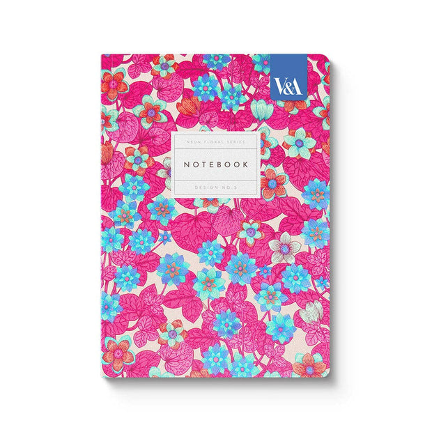 Pink and Blue Premium Perfect Bound Notebook (A5) (12538)
