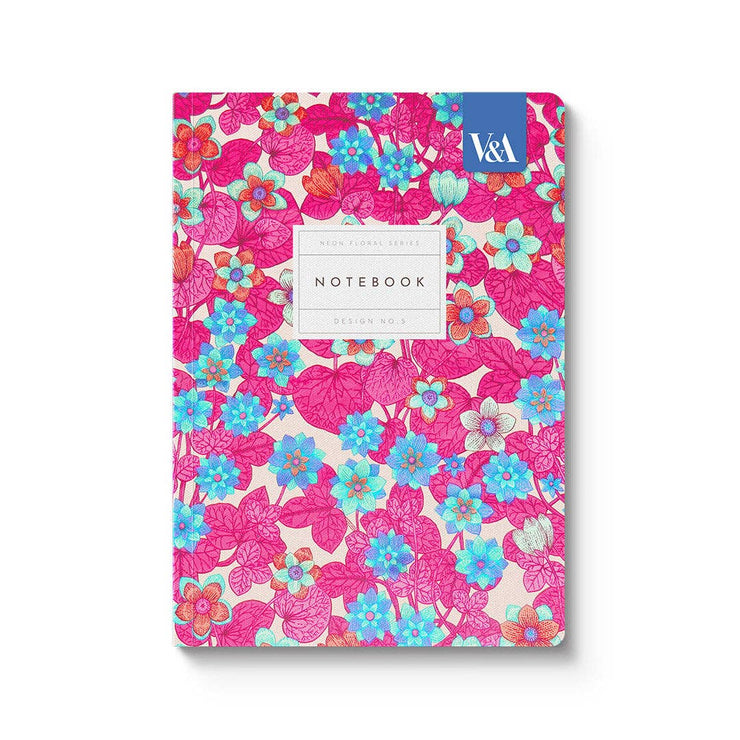 Pink and Blue Premium Perfect Bound Notebook (A5) (12538)