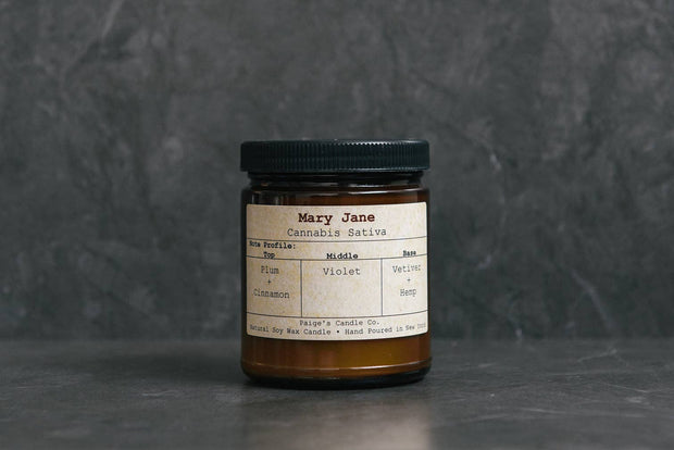 Mary Jane Taxonomy Candle: 9oz