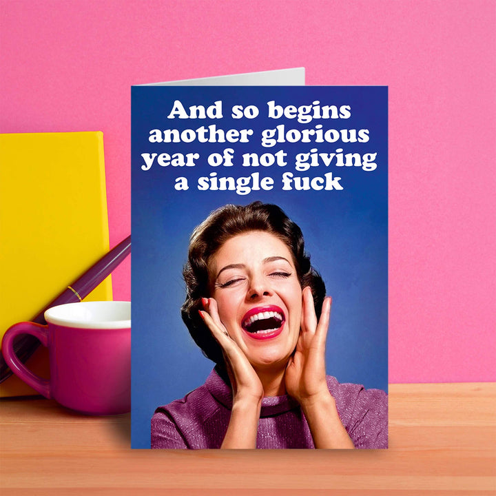 And begins another year Greeting Card