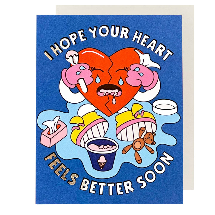 Broken Heart Thinking of You Card