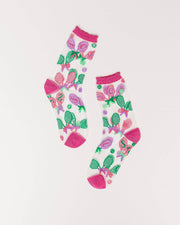 Tenniscore Ruffle Sheer Crew Sock